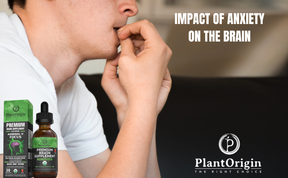 If you suffer from anxiety try the PlantOrigin Premium Brain Supplement. This Supplement is made in USA, is USDA certified organic, Vegan & Plant-based.  Amazon.com, plantorigin.com, premium brain supplement, Nootropics, Memory Enhancement, Cognitive Support, Focus and Concentration, Mental Clarity,  Natural Brain Boosters, Plant-Based Brain Supplement, Organic Nootropics, Vegan Brain Supplement, Best brain supplements  Organic nootropics for focus, Plant based brain health supplements, Vegan supplements for mental clarity, Natural cognitive enhancers, Ashwagandha for brain health, Ginkgo biloba memory support, Ginseng cognitive supplement, Brain supplement for students, Brain health supplements for seniors, USA certified organic brain supplements, Third-party tested nootropic supplements, Natural supplements to boost brain function, Best supplements for cognitive performance, Vegan memory enhancement supplements, Organic plant-based nootropics, Supplements to improve mental focus, Natural remedies for brain fog, Brain supplements with ashwagandha and ginkgo biloba, for memory and concentration, Amazon.com. plantorigin.com